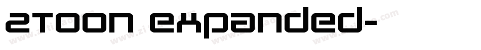 2Toon Expanded字体转换